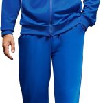Men Tracksuits Casual Sweatsuit 2 Piece Full Zip Athletic Jogging Suit Sets Sport Sweat Suit