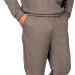 Men Tracksuit 2 Piece Long Sleeve Pullover Outfits Casual Sweatshirt & Jogging Sport Suit Sets with Pockets