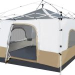 Canopy Camping Tent for Pop Up Canopy Tent, Inner Tent Converts Straight Leg 10'x10' or 10'x20' Canopy into Camping Tent, Fits 4-6 Person(Frame/Shelter NOT Included)